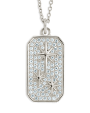 Load image into Gallery viewer, Pave CZ North Star Pendant
