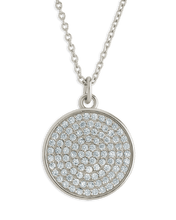 Load image into Gallery viewer, Pave CZ Circle Pendant
