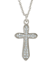 Load image into Gallery viewer, Pave CZ Cross Pendant
