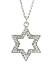 Load image into Gallery viewer, Pave CZ Star of David Pendant

