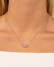 Load image into Gallery viewer, Sterling Silver Round Bezel Set Pendant

