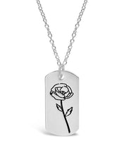 Load image into Gallery viewer, Birth Flower Pendant
