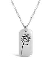 Load image into Gallery viewer, Birth Flower Pendant
