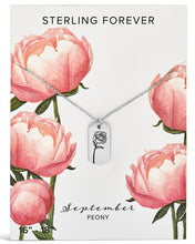 Load image into Gallery viewer, Birth Flower Pendant
