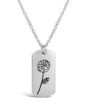 Load image into Gallery viewer, Birth Flower Pendant
