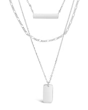 Load image into Gallery viewer, Triple Layered Bar Necklace
