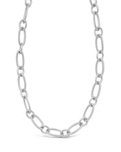 Load image into Gallery viewer, Textured Oval Link Chain

