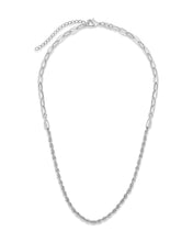 Load image into Gallery viewer, Sterling Silver Rope Twist Chain Necklace
