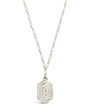 Load image into Gallery viewer, Hexagon Tag Initial Pendant Necklace

