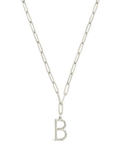Load image into Gallery viewer, Braided Initial Pendant Necklace
