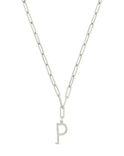 Load image into Gallery viewer, Braided Initial Pendant Necklace
