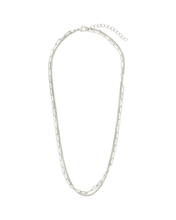 Load image into Gallery viewer, Emery Paperclip &amp; Curb Chain Layered Necklace
