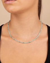 Load image into Gallery viewer, Emery Paperclip &amp; Curb Chain Layered Necklace

