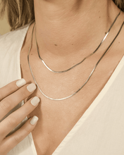 Load image into Gallery viewer, Sterling Silver Herringbone Chain

