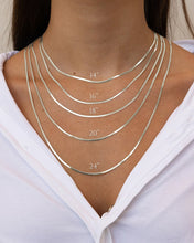 Load image into Gallery viewer, Sterling Silver Herringbone Chain
