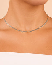 Load image into Gallery viewer, Sterling Silver Figaro Chain Necklace
