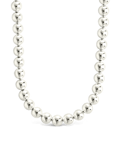 Load image into Gallery viewer, Sterling Silver Basia Dainty Beaded Chain Necklace

