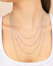 Load image into Gallery viewer, Sterling Silver Basia Dainty Beaded Chain Necklace
