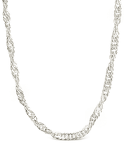 Load image into Gallery viewer, Sterling Silver Janina Delicate Twisted Chain Necklace
