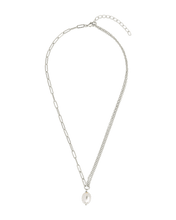 Load image into Gallery viewer, River Pearl Drop Chain Necklace
