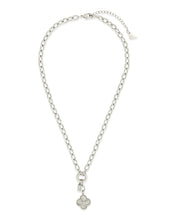 Load image into Gallery viewer, Tilda CZ &amp; Clover Charm Necklace
