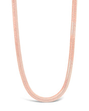 Load image into Gallery viewer, Herringbone Chain Necklace
