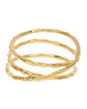 Load image into Gallery viewer, Sterling Silver Textured Multi Band Ring
