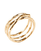 Load image into Gallery viewer, Sterling Silver Textured Multi Band Ring
