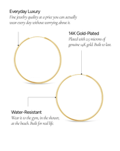 Load image into Gallery viewer, 2.7" Infinity Hoop Earrings
