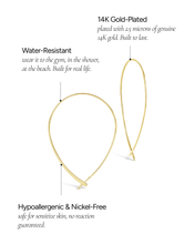 Load image into Gallery viewer, Delicate Threader Hoop Earrings
