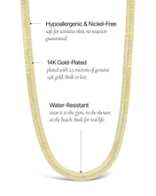 Load image into Gallery viewer, Herringbone Chain Necklace
