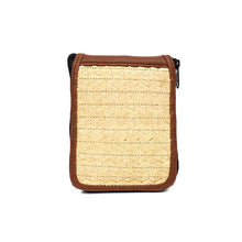 Load image into Gallery viewer, Cove Rattan &amp; Canvas Eco Tote Bag
