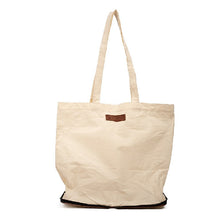 Load image into Gallery viewer, Cove Rattan &amp; Canvas Eco Tote Bag
