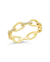 Load image into Gallery viewer, Sterling Silver Open Chain Link Ring
