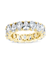 Load image into Gallery viewer, Sterling Silver Janis CZ Eternity Band Ring
