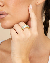 Load image into Gallery viewer, Sterling Silver Kate Baguette Eternity Ring
