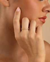 Load image into Gallery viewer, Sterling Silver 2.5mm Thin CZ Band Ring
