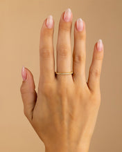 Load image into Gallery viewer, Sterling Silver 2.5mm Thin CZ Band Ring
