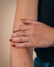Load image into Gallery viewer, Sterling Silver Parallel Bar Ring

