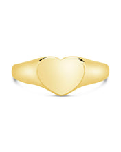 Load image into Gallery viewer, Sterling Silver Cora Heart Signet Ring
