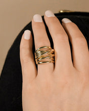 Load image into Gallery viewer, Sterling Silver Rebecca Layered Stacking Ring
