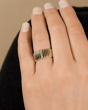 Load image into Gallery viewer, Sterling Silver Robyn Ribbed Band Ring

