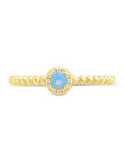Load image into Gallery viewer, Sterling Silver Layla Opal Textured Ring
