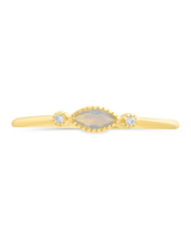Load image into Gallery viewer, Sterling Silver Karina CZ Mother of Pearl Ring

