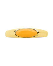 Load image into Gallery viewer, Sterling Silver Enamel Open Signet Ring
