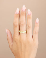 Load image into Gallery viewer, Sterling Silver Terry Pearl Studded Textured Ring

