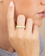 Load image into Gallery viewer, Sterling Silver Terry Pearl Studded Textured Ring

