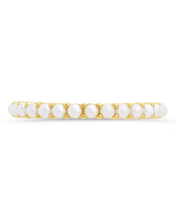 Load image into Gallery viewer, Sterling Silver Gianna Pearl Eternity Ring

