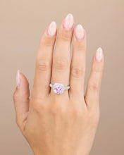 Load image into Gallery viewer, Sterling Silver Pink CZ Legacy Ring
