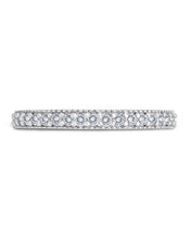 Load image into Gallery viewer, Sterling Silver 2mm Thin CZ Band Ring
